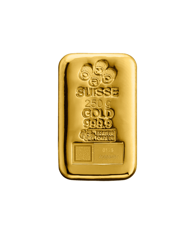 PAMP Suisse 250g Gold Bar – 24K | 999.9 Purity