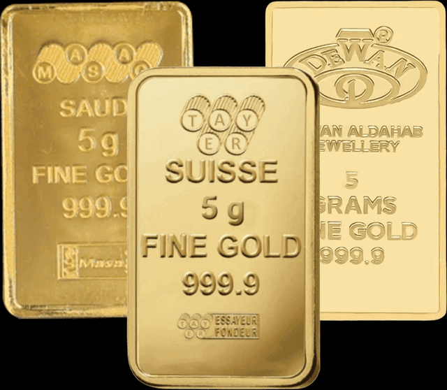 5 Gram Local Gold Bar | Fine Gold 999.9 |