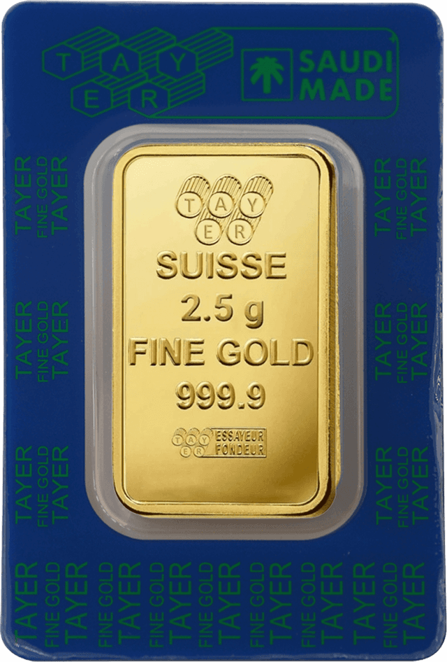 2.5 Gram Gold Bar (24K)