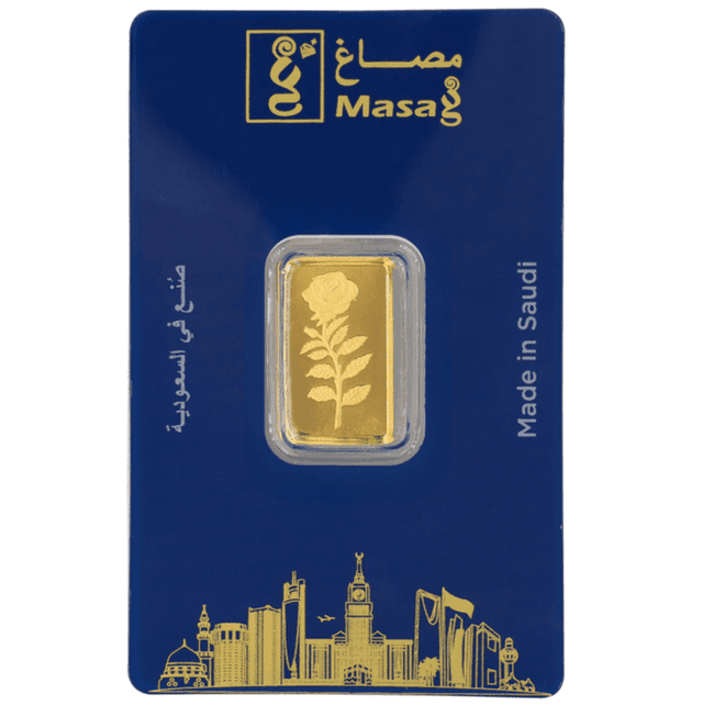 Masag 5g Gold Bar – 24K | 999.9 Purity
