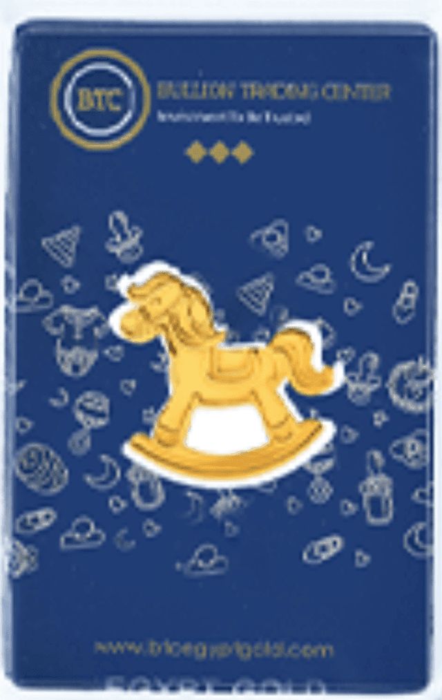 BTC – "Baby Horse" – 2.5 g – 24K – 999.9 Purity