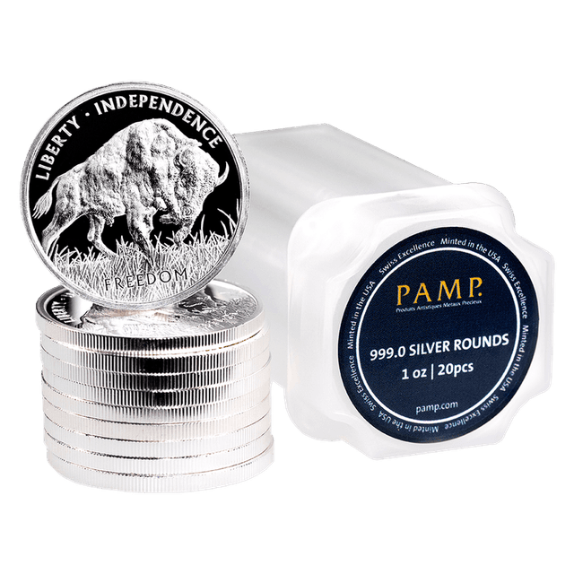 American Buffalo Silver Minted Round – 20 Pieces (1oz Each) .999 Fine Silver